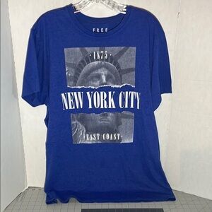 Free State Blue New York City Tee